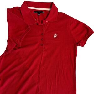 Beverly Hills Polo Club Red Button Down Shirt